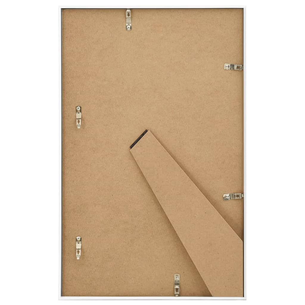 vidaXL Rame foto colaj pentru masă, 3 buc., alb, 13x18 cm, MDF vidaXL Rame foto colaj pentru masă, 3 buc., alb, 13x18 cm, MDF