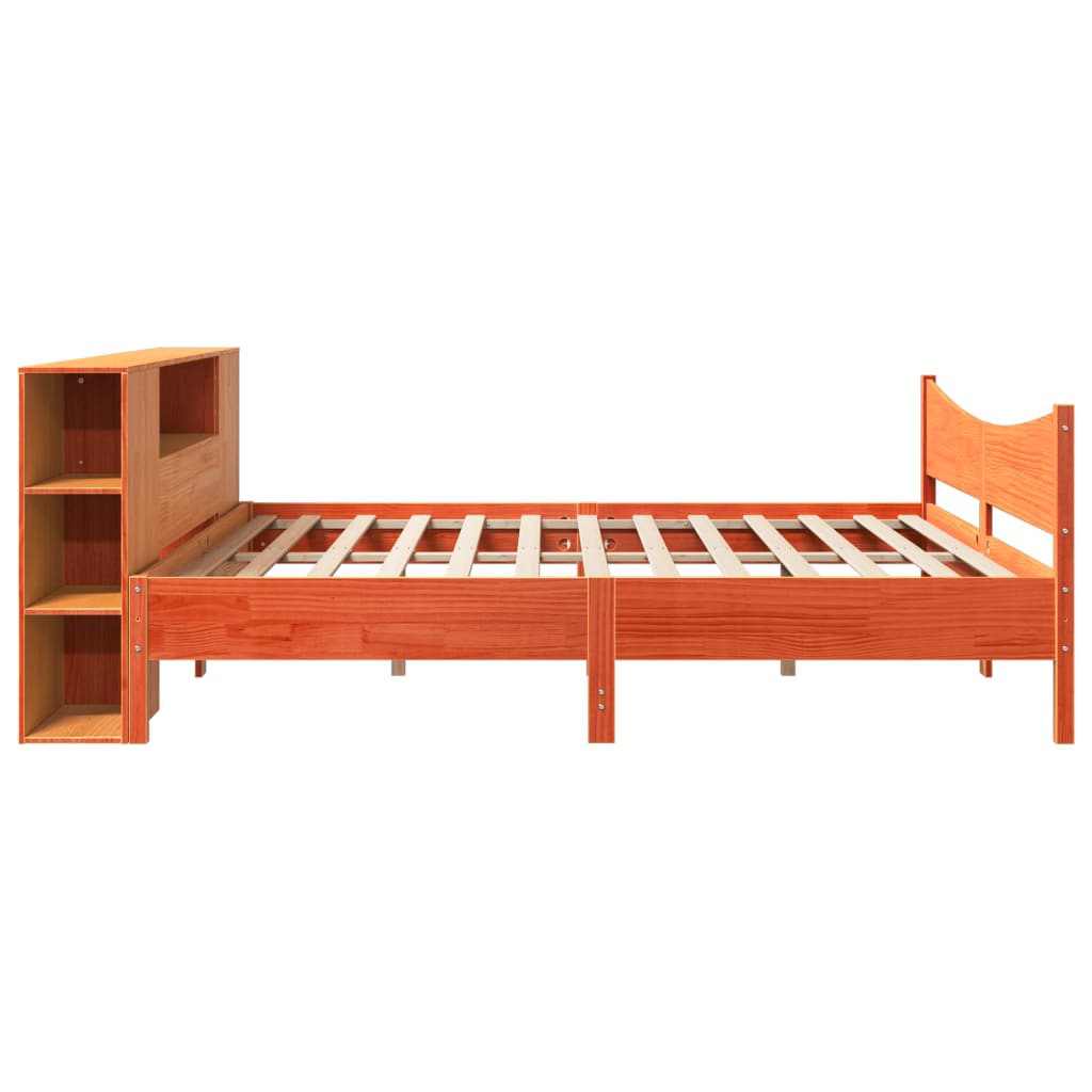 vidaXL Cadru de pat fără saltea, maro ceruit 180x200 cm lemn masiv pin vidaXL Cadru de pat fără saltea, maro ceruit 180x200 cm lemn masiv pin