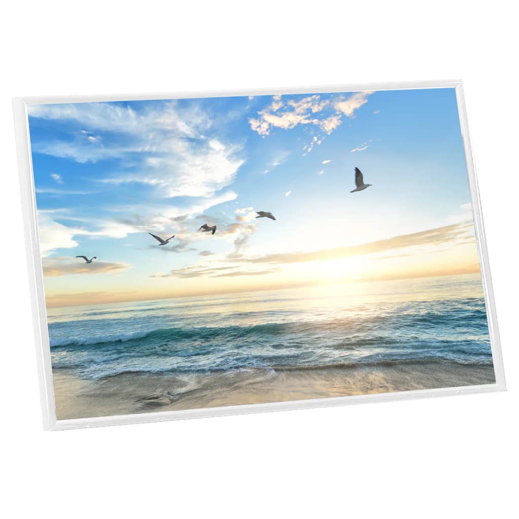 vidaXL Rame foto colaj pentru masă, 5 buc., alb, 21x29,7 cm, MDF vidaXL Rame foto colaj pentru masă, 5 buc., alb, 21x29,7 cm, MDF