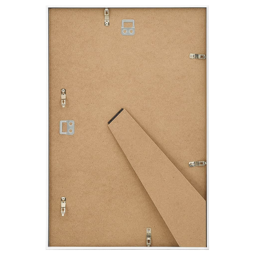 vidaXL Rame foto colaj pentru perete/masă, 5 buc., alb, 70x90 cm, MDF vidaXL Rame foto colaj pentru perete/masă, 5 buc., alb, 70x90 cm, MDF