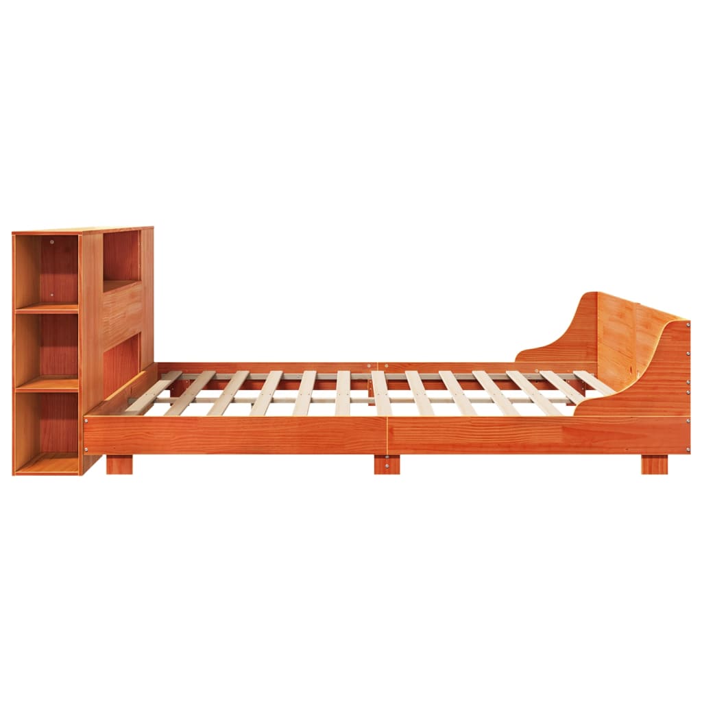 vidaXL Cadru de pat fără saltea, maro ceruit 180x200 cm lemn masiv pin vidaXL Cadru de pat fără saltea, maro ceruit 180x200 cm lemn masiv pin