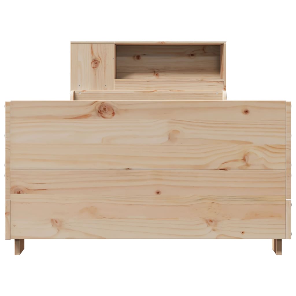 vidaXL Cadru de pat fără saltea, 75x190 cm, lemn masiv de pin