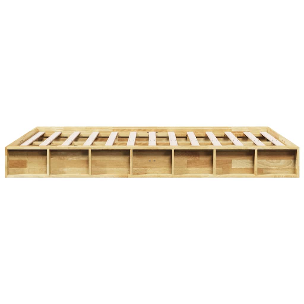 vidaXL Cadru de pat fără saltea 120x200 cm din lemn masiv de stejar vidaXL Cadru de pat fără saltea 120x200 cm din lemn masiv de stejar