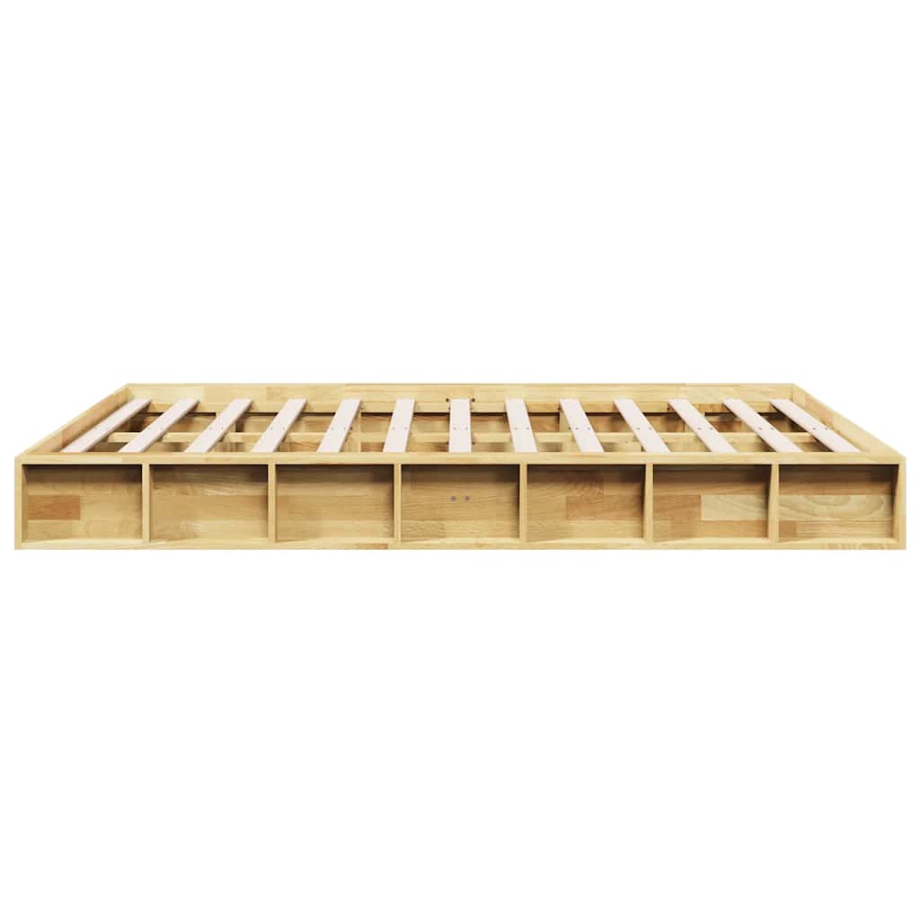 vidaXL Cadru de pat fără saltea 140x200 cm din lemn masiv de stejar vidaXL Cadru de pat fără saltea 140x200 cm din lemn masiv de stejar