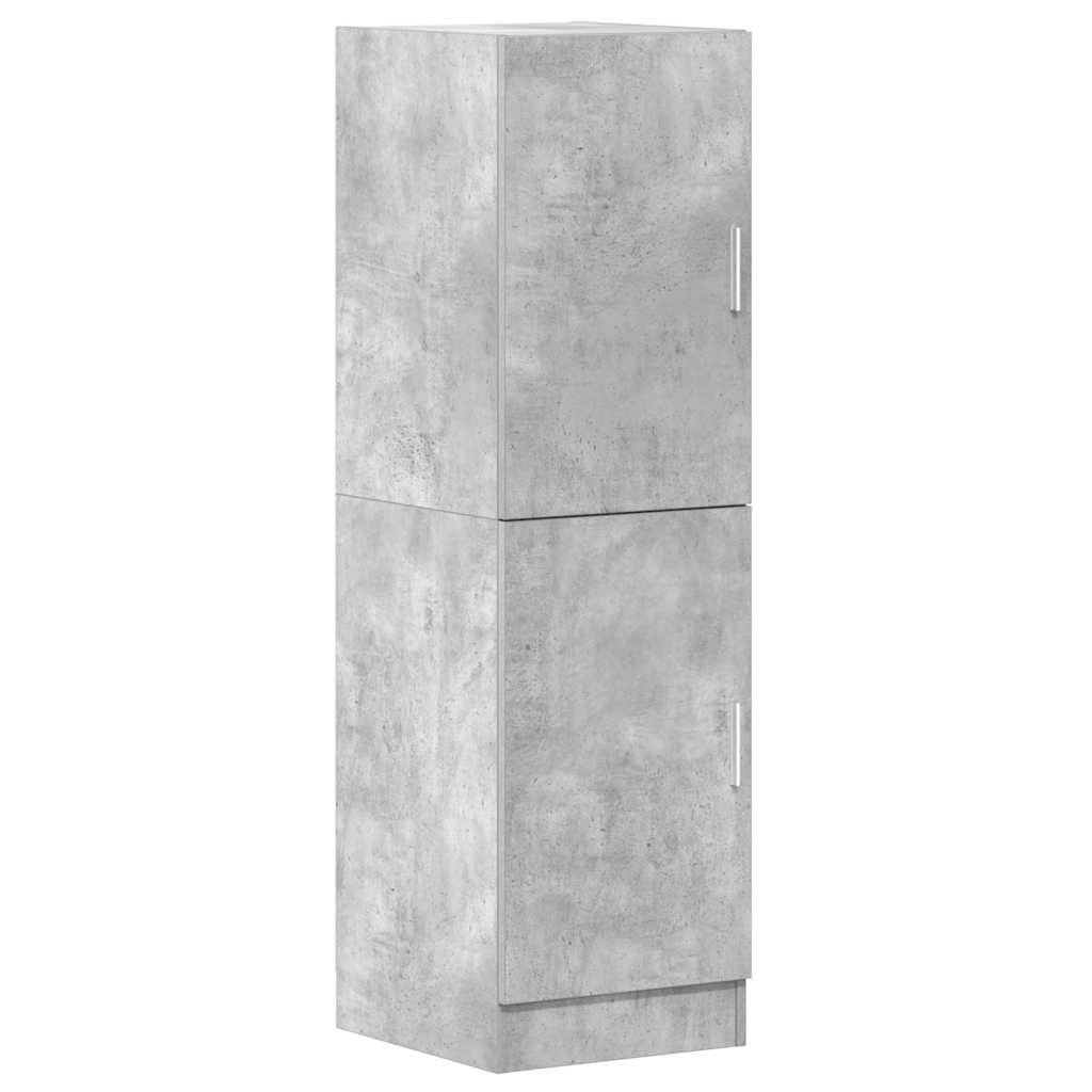 vidaXL Set dulap de bucătărie 3 piese Lemn prelucrat gri beton