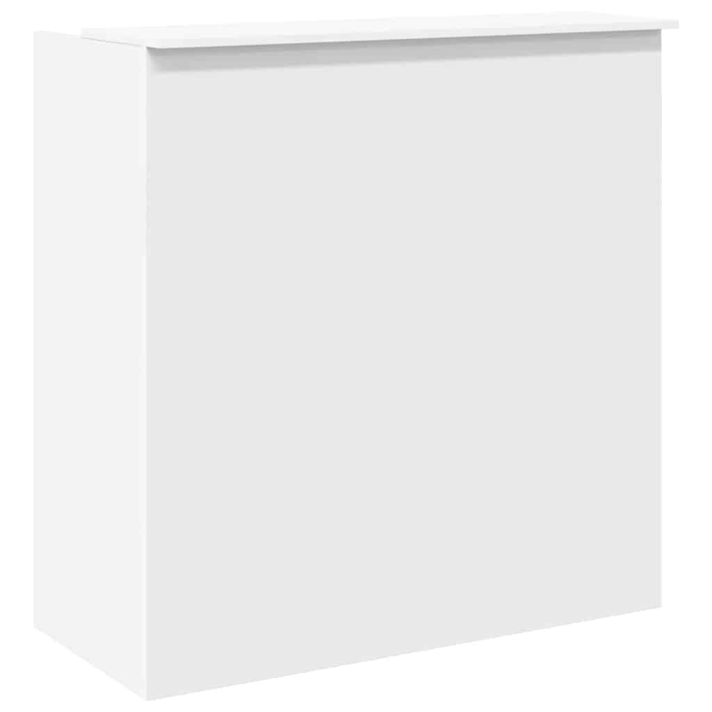 vidaXL Birou de recepție alb 100x50x103,5 cm din lemn prelucrat