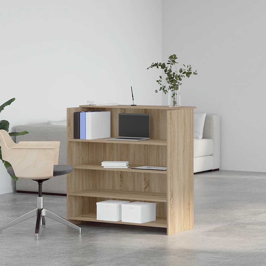vidaXL Birou de recepție Stejar Sonoma 100x50x103,5 cm Lemn prelucrat