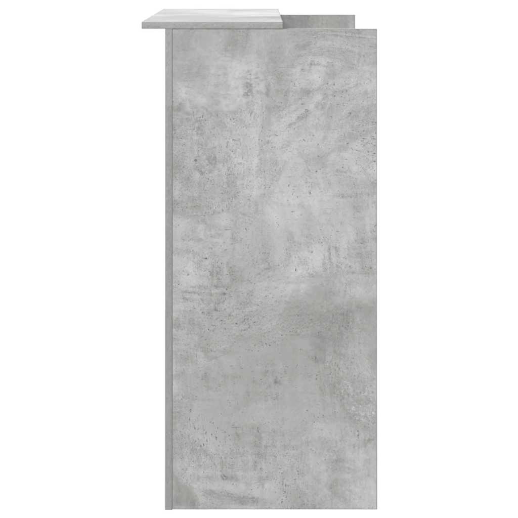 vidaXL Birou de recepție Gri beton 100x50x103,5 cm Lemn prelucrat vidaXL Birou de recepție Gri beton 100x50x103,5 cm Lemn prelucrat