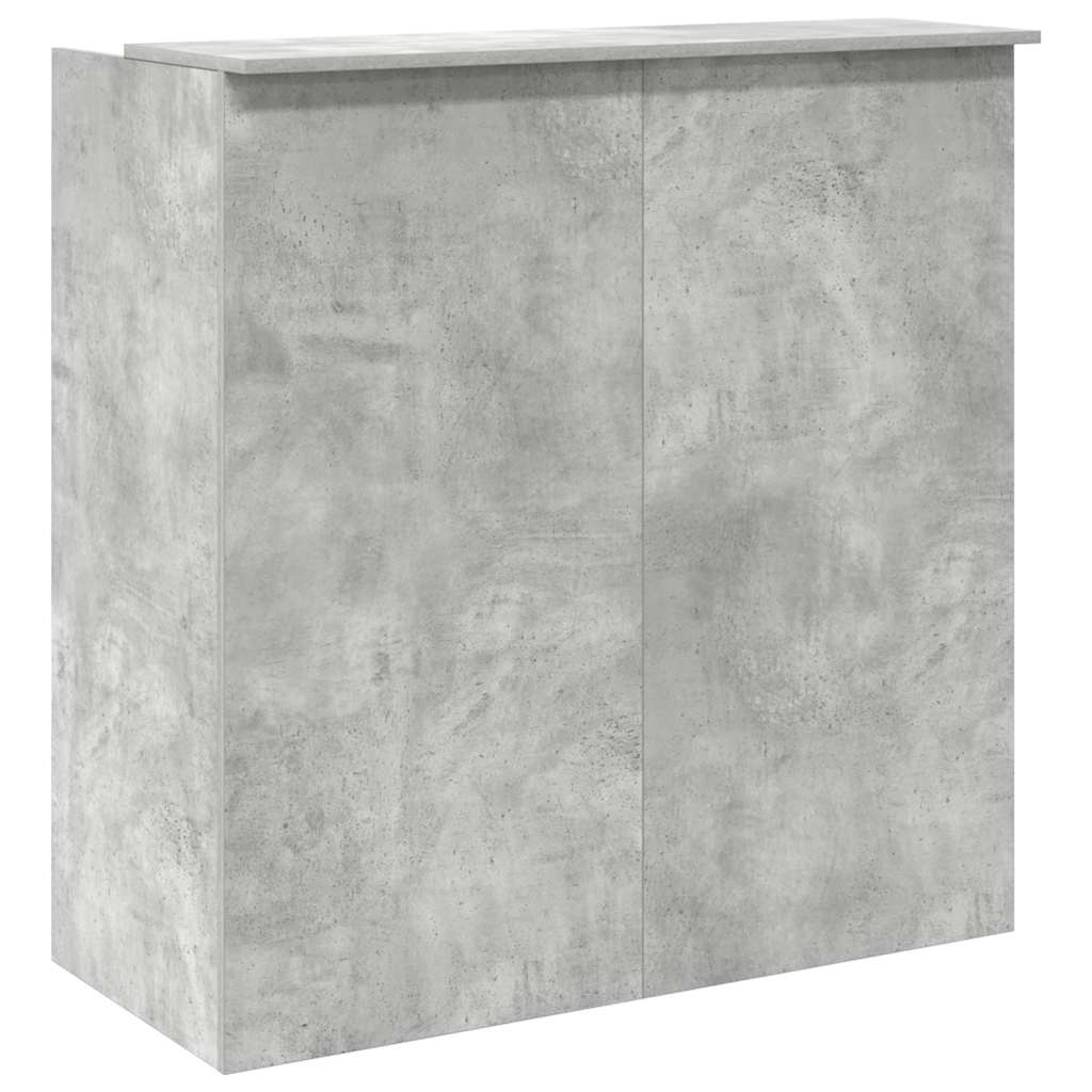 vidaXL Birou de recepție Gri beton 100x50x103,5 cm Lemn prelucrat vidaXL Birou de recepție Gri beton 100x50x103,5 cm Lemn prelucrat