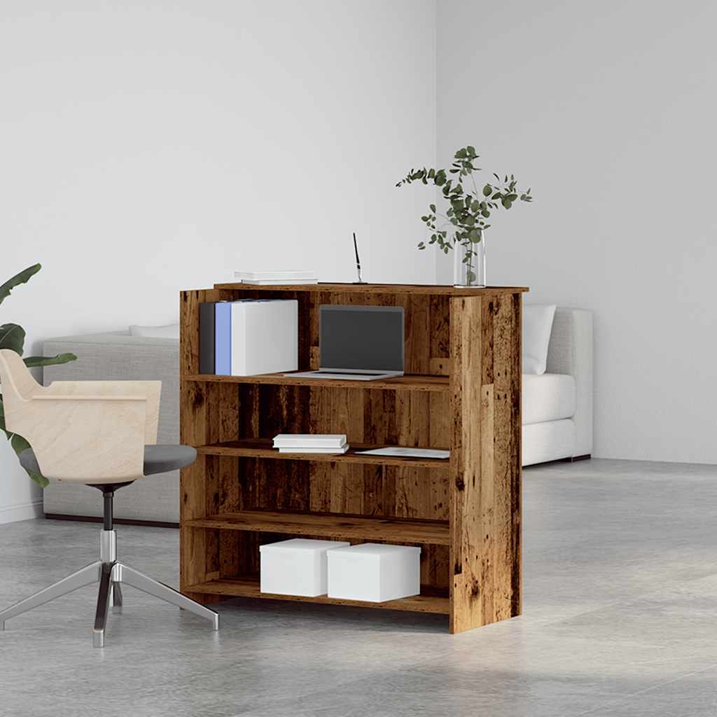 vidaXL Birou de recepție Lemn vechi 100x50x103,5 cm Lemn prelucrat