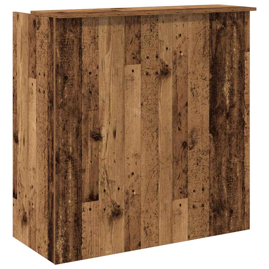 vidaXL Birou de recepție Lemn vechi 100x50x103,5 cm Lemn prelucrat
