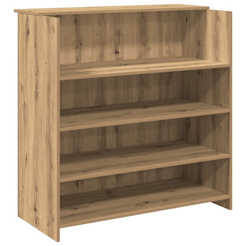 vidaXL Birou de recepție Stejar Artisan 100x50x103,5 cm Lemn prelucrat vidaXL Birou de recepție Stejar Artisan 100x50x103,5 cm Lemn prelucrat