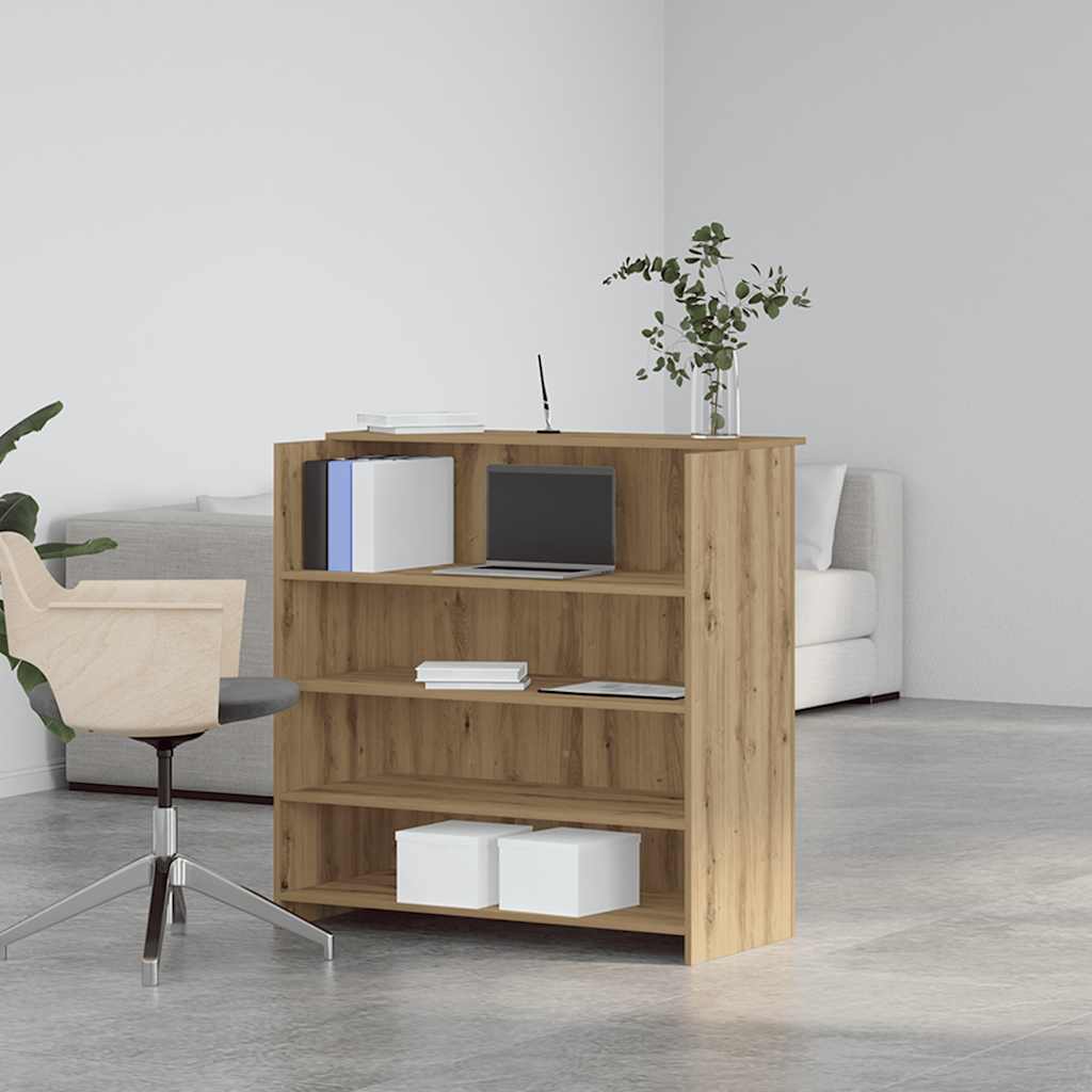 vidaXL Birou de recepție Stejar Artisan 100x50x103,5 cm Lemn prelucrat vidaXL Birou de recepție Stejar Artisan 100x50x103,5 cm Lemn prelucrat