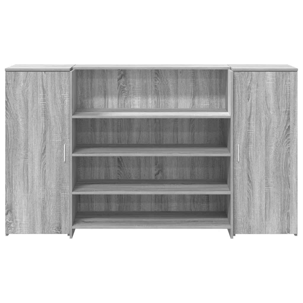vidaXL Birou de recepție Gri Sonoma 180x50x103,5 cm Lemn prelucrat vidaXL Birou de recepție Gri Sonoma 180x50x103,5 cm Lemn prelucrat