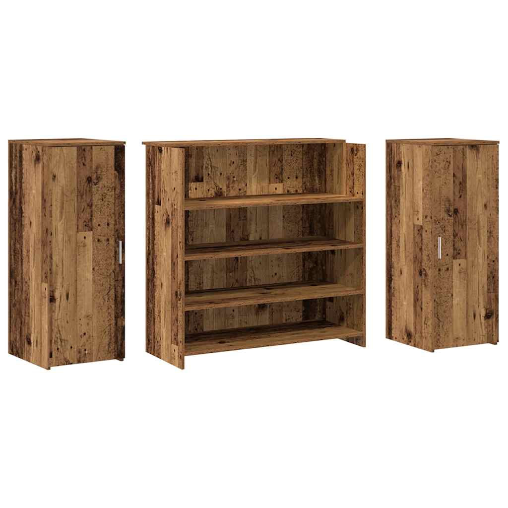 vidaXL Birou de recepție Lemn vechi 180x50x103,5 cm Lemn prelucrat vidaXL Birou de recepție Lemn vechi 180x50x103,5 cm Lemn prelucrat