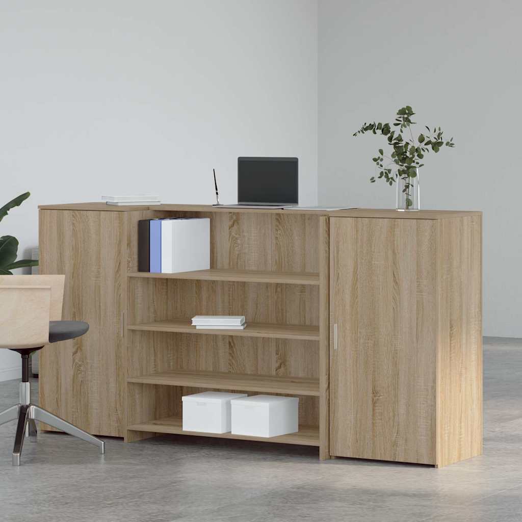 vidaXL Birou de recepție Stejar Sonoma 200x50x103,5 cm Lemn prelucrat vidaXL Birou de recepție Stejar Sonoma 200x50x103,5 cm Lemn prelucrat