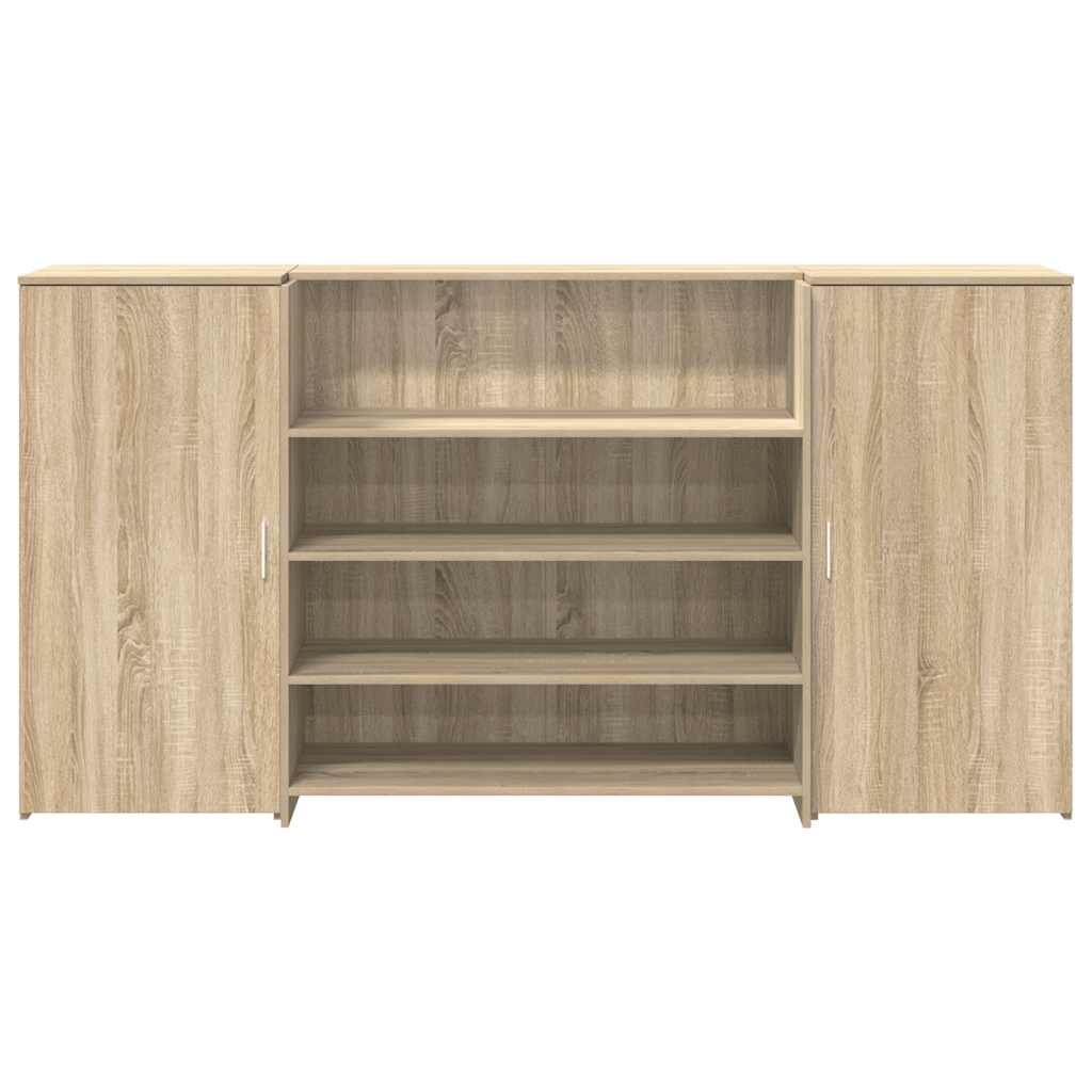 vidaXL Birou de recepție Stejar Sonoma 200x50x103,5 cm Lemn prelucrat vidaXL Birou de recepție Stejar Sonoma 200x50x103,5 cm Lemn prelucrat