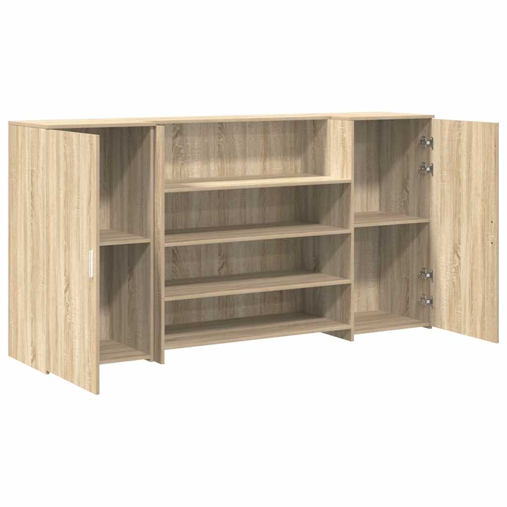 vidaXL Birou de recepție Stejar Sonoma 200x50x103,5 cm Lemn prelucrat vidaXL Birou de recepție Stejar Sonoma 200x50x103,5 cm Lemn prelucrat