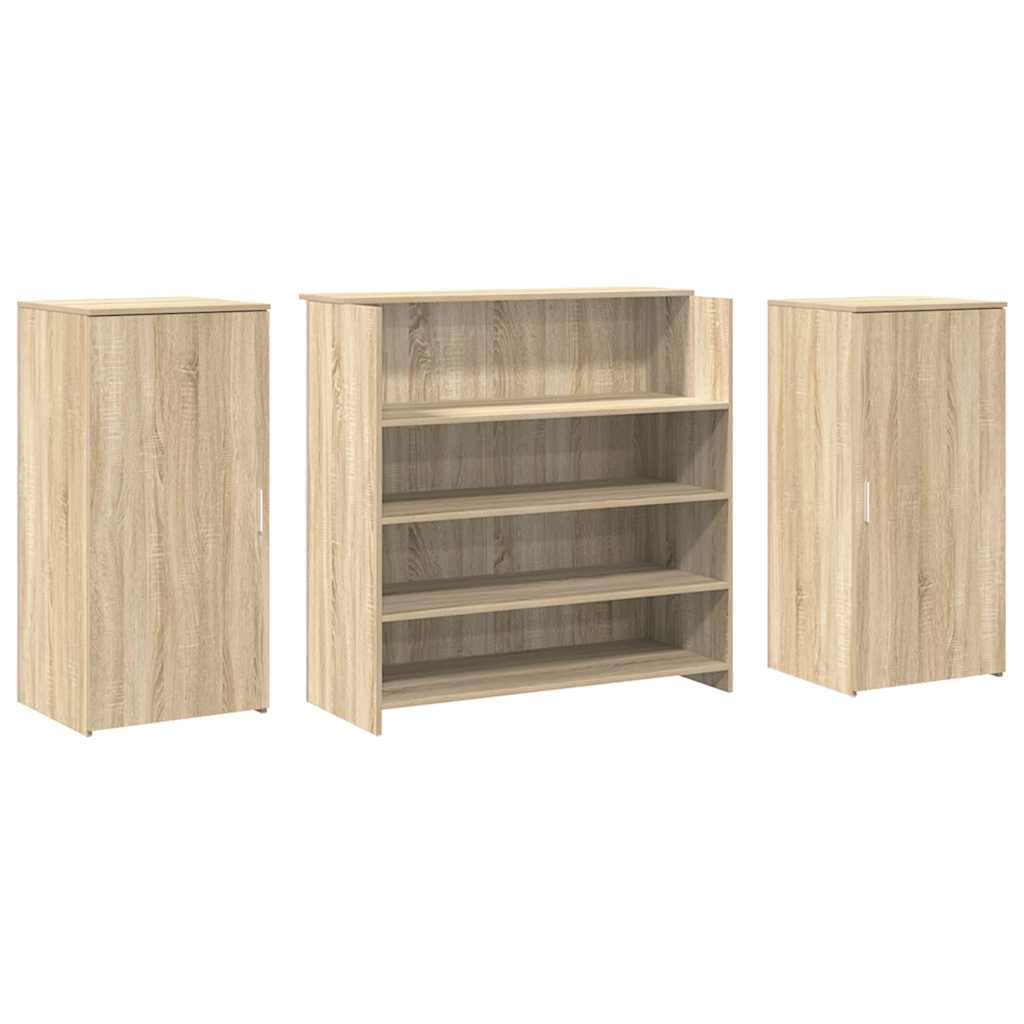 vidaXL Birou de recepție Stejar Sonoma 200x50x103,5 cm Lemn prelucrat vidaXL Birou de recepție Stejar Sonoma 200x50x103,5 cm Lemn prelucrat