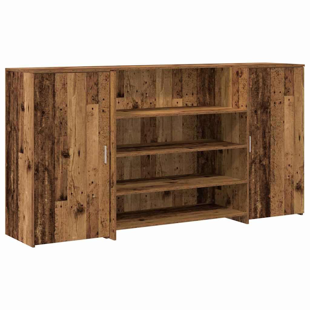vidaXL Birou de recepție Lemn vechi 200x50x103,5 cm Lemn prelucrat
