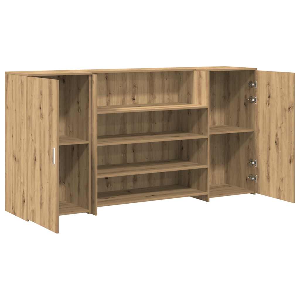 vidaXL Birou de recepție Stejar Artisan 200x50x103,5 cm Lemn prelucrat
