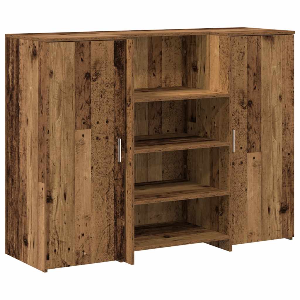 vidaXL Birou de recepție Lemn vechi 135x50x103,5 cm Lemn prelucrat vidaXL Birou de recepție Lemn vechi 135x50x103,5 cm Lemn prelucrat