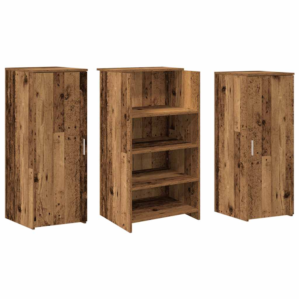 vidaXL Birou de recepție Lemn vechi 135x50x103,5 cm Lemn prelucrat vidaXL Birou de recepție Lemn vechi 135x50x103,5 cm Lemn prelucrat