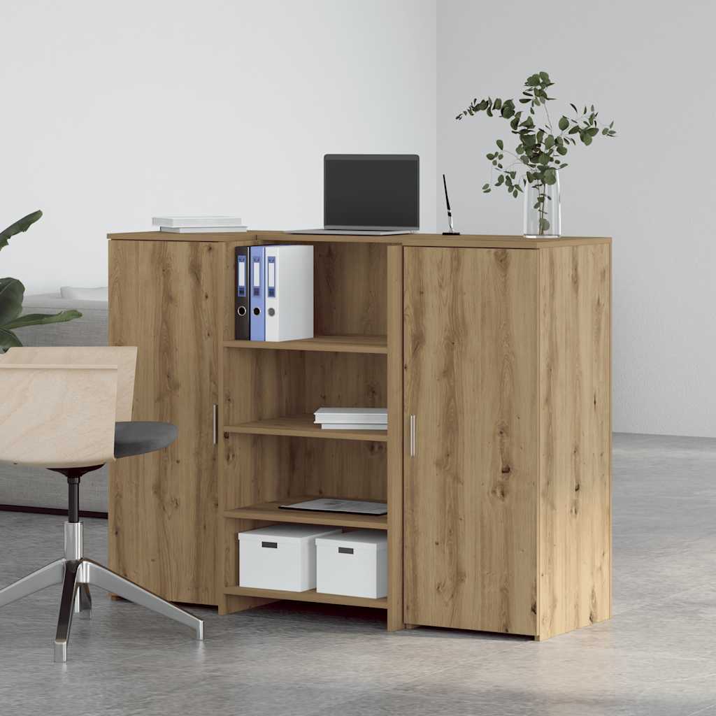 vidaXL Birou de recepție Stejar Artisan 135x50x103,5 cm Lemn prelucrat vidaXL Birou de recepție Stejar Artisan 135x50x103,5 cm Lemn prelucrat