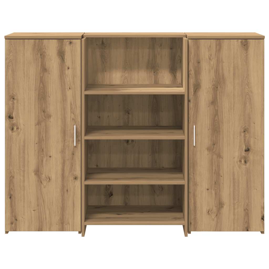vidaXL Birou de recepție Stejar Artisan 135x50x103,5 cm Lemn prelucrat vidaXL Birou de recepție Stejar Artisan 135x50x103,5 cm Lemn prelucrat