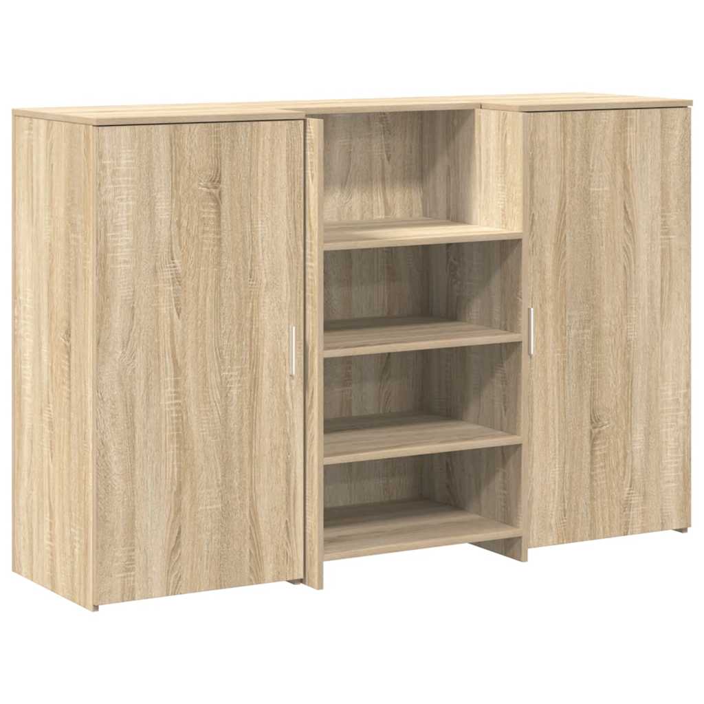 vidaXL Birou de recepție Stejar Sonoma 155x50x103,5 cm Lemn prelucrat