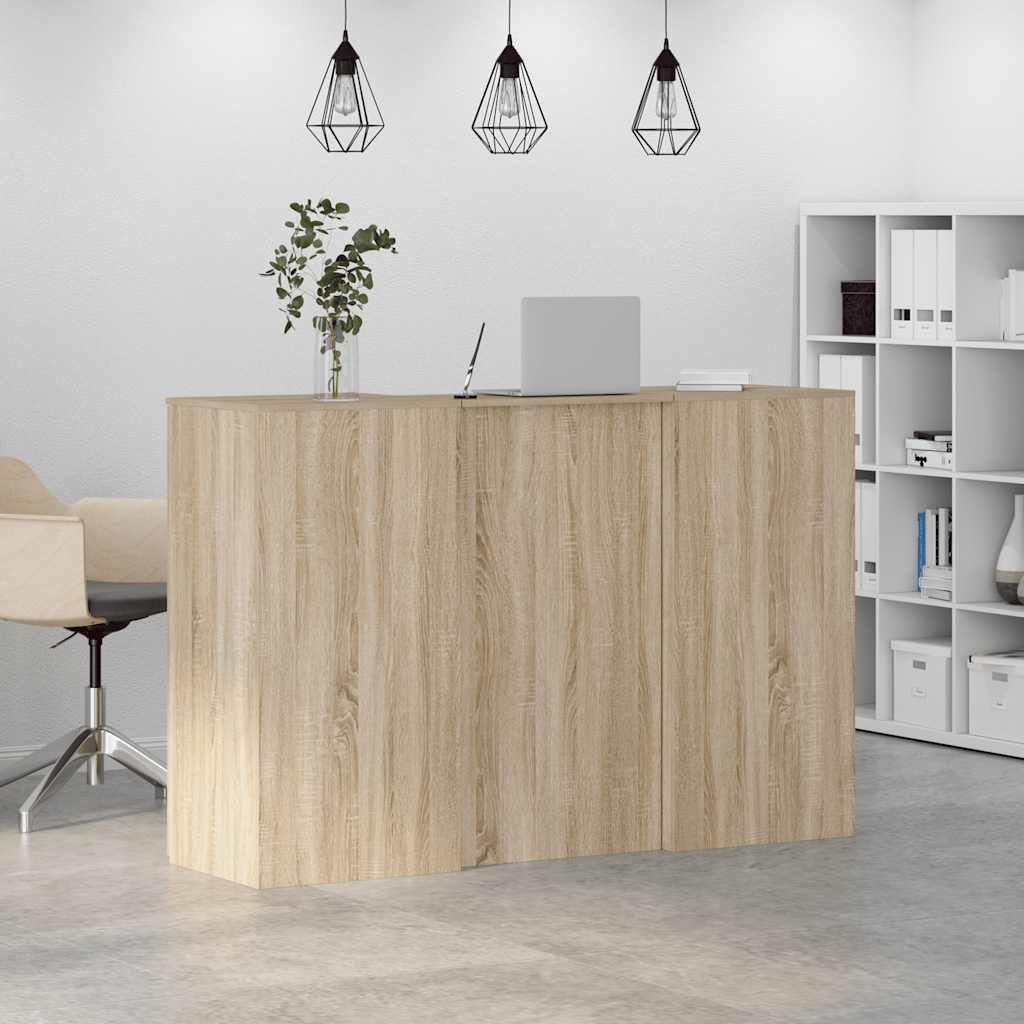vidaXL Birou de recepție Stejar Sonoma 155x50x103,5 cm Lemn prelucrat