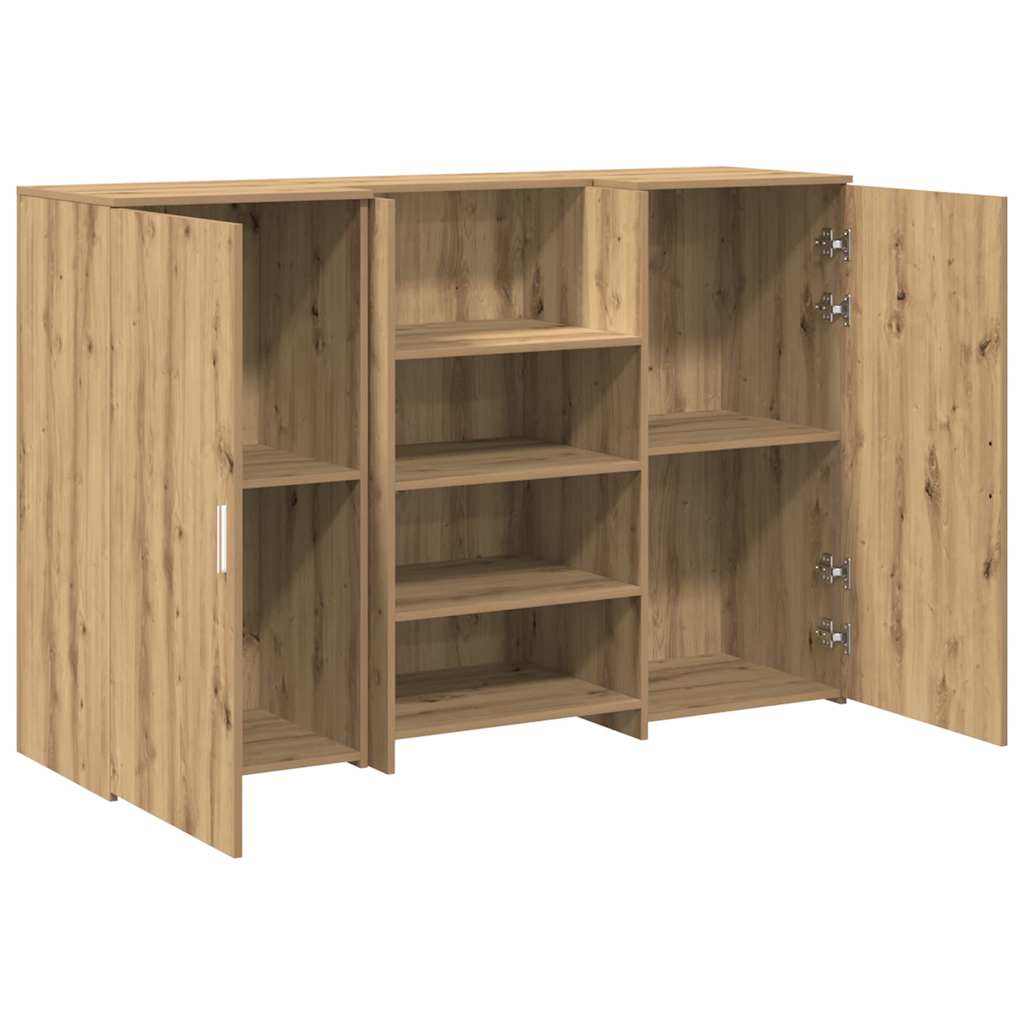 vidaXL Birou de recepție Stejar Artisan 155x50x103,5 cm Lemn prelucrat vidaXL Birou de recepție Stejar Artisan 155x50x103,5 cm Lemn prelucrat