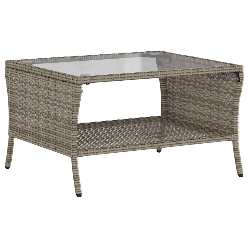 vidaXL Set mobilier grădină cu perne, 6 piese, gri, poliratan vidaXL Set mobilier grădină cu perne, 6 piese, gri, poliratan