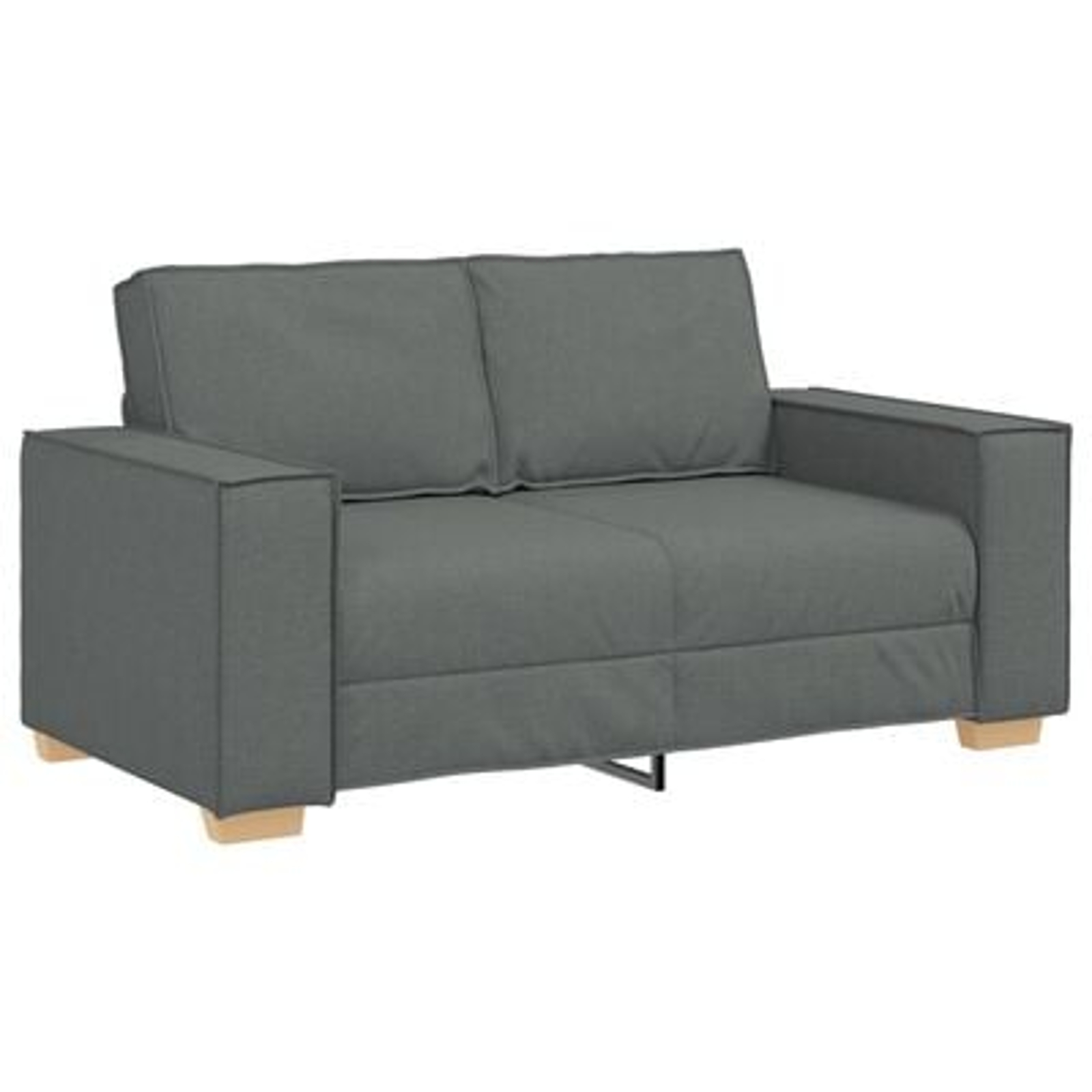 vidaXL Set de canapea cu pernă 3 pcs Gri 220 x 78 x 84 cm țesătură