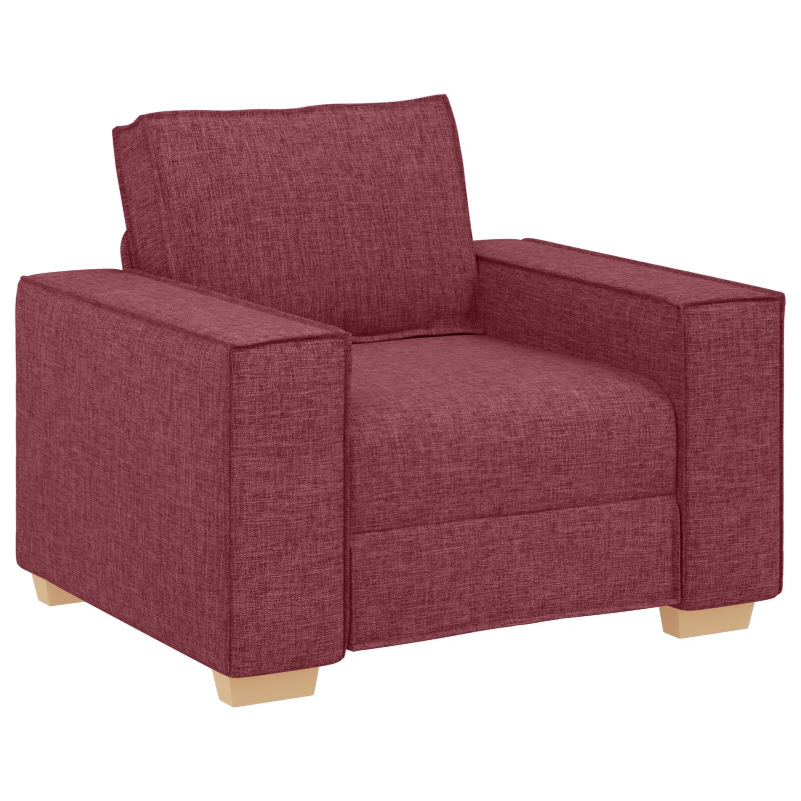 vidaXL Set de canapea 3 pcs Roșu Vin 220 x 78 x 84 cm țesătură vidaXL Set de canapea 3 pcs Roșu Vin 220 x 78 x 84 cm țesătură