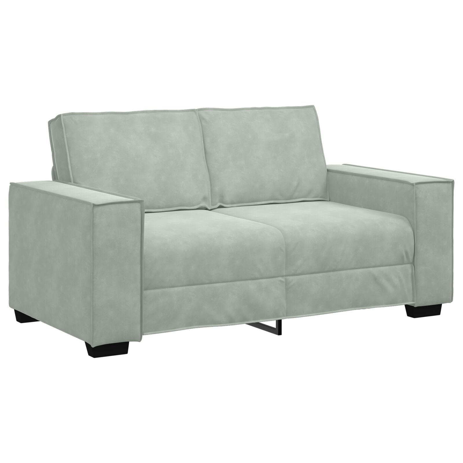 vidaXL Set de canapea cu pernă 3 pcs Gri 220 x 78 x 84 cm Catifea