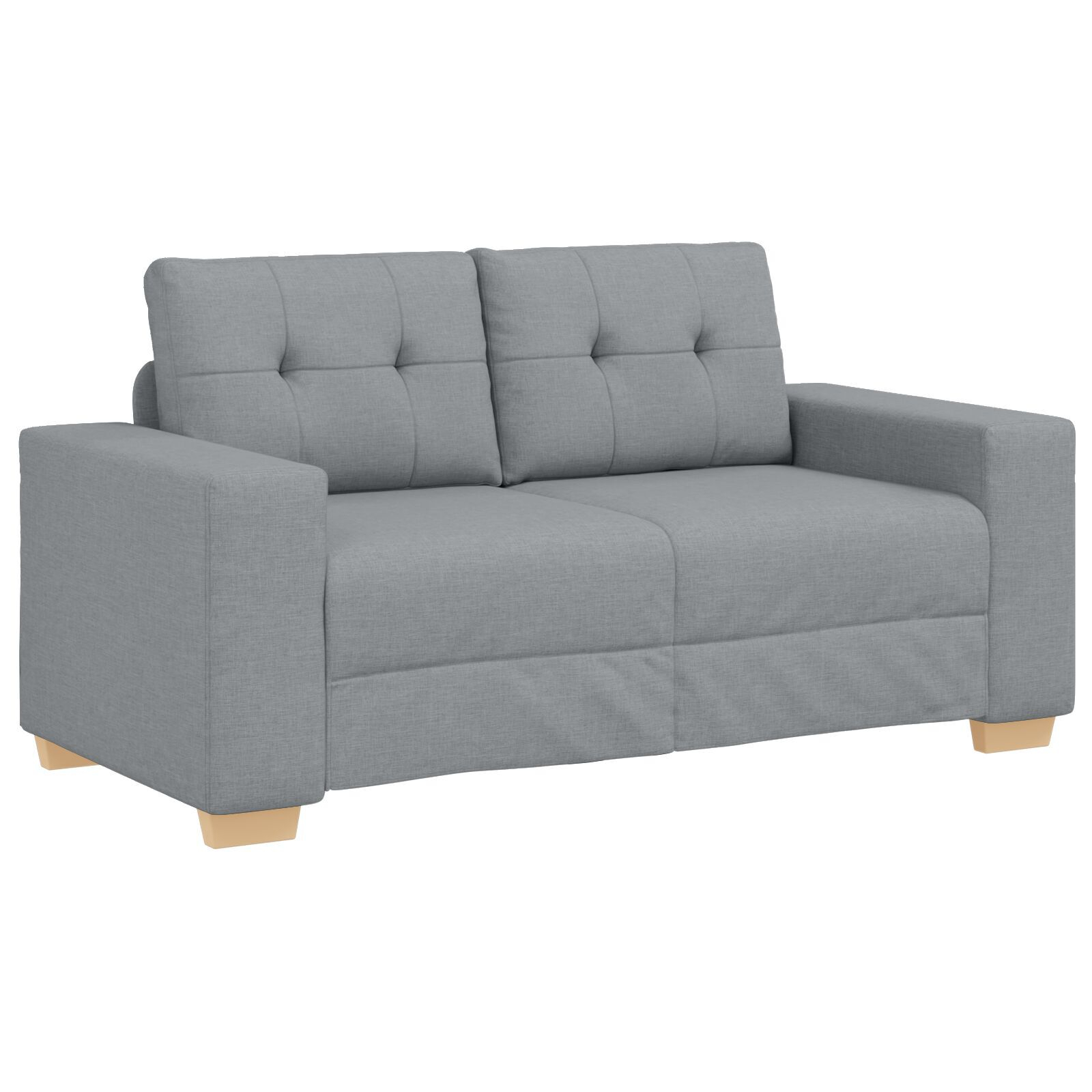 vidaXL Set de canapea cu pernă cu pernă 3 pcs Gri țesătură vidaXL Set de canapea cu pernă cu pernă 3 pcs Gri țesătură