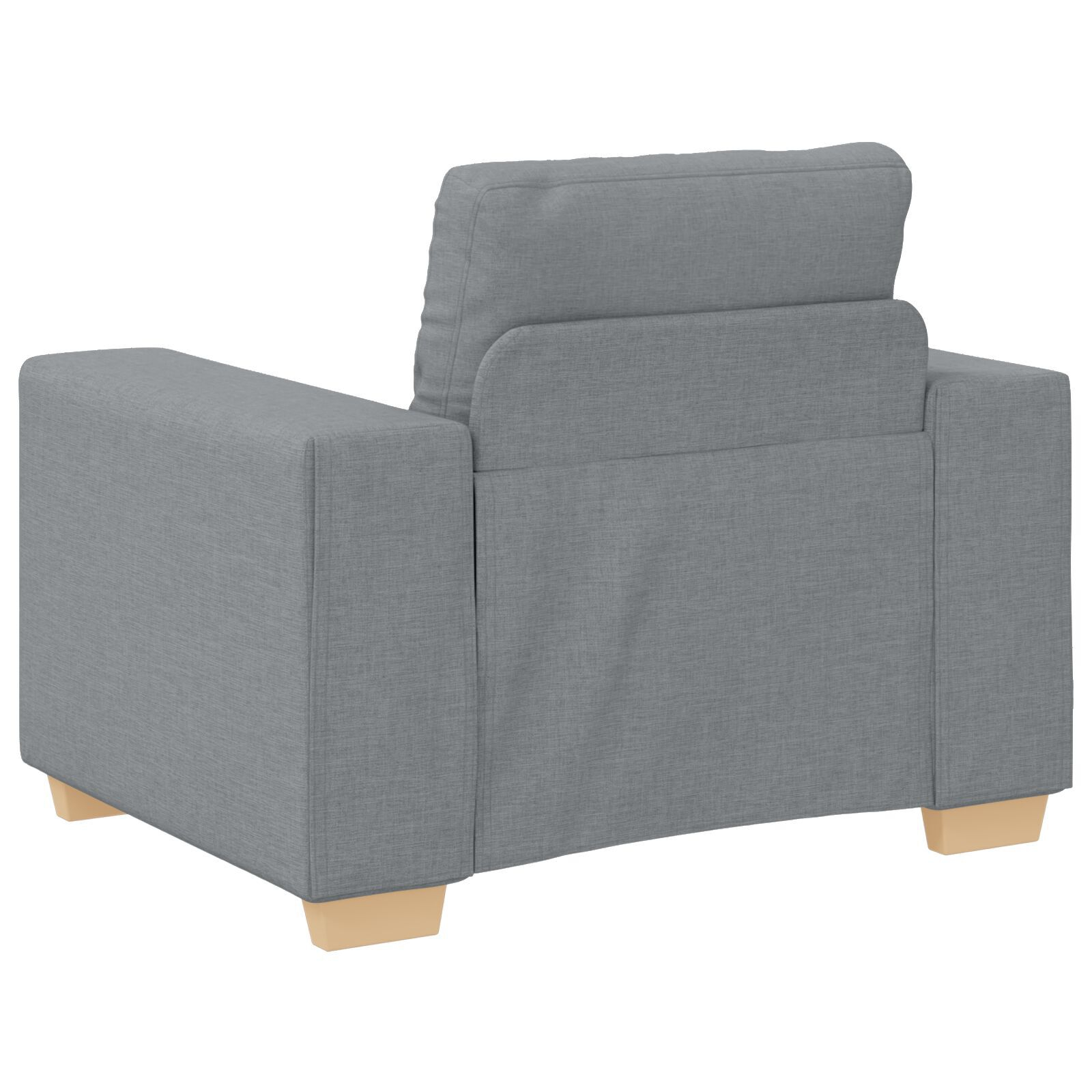 vidaXL Set de canapea cu pernă cu pernă 3 pcs Gri țesătură vidaXL Set de canapea cu pernă cu pernă 3 pcs Gri țesătură