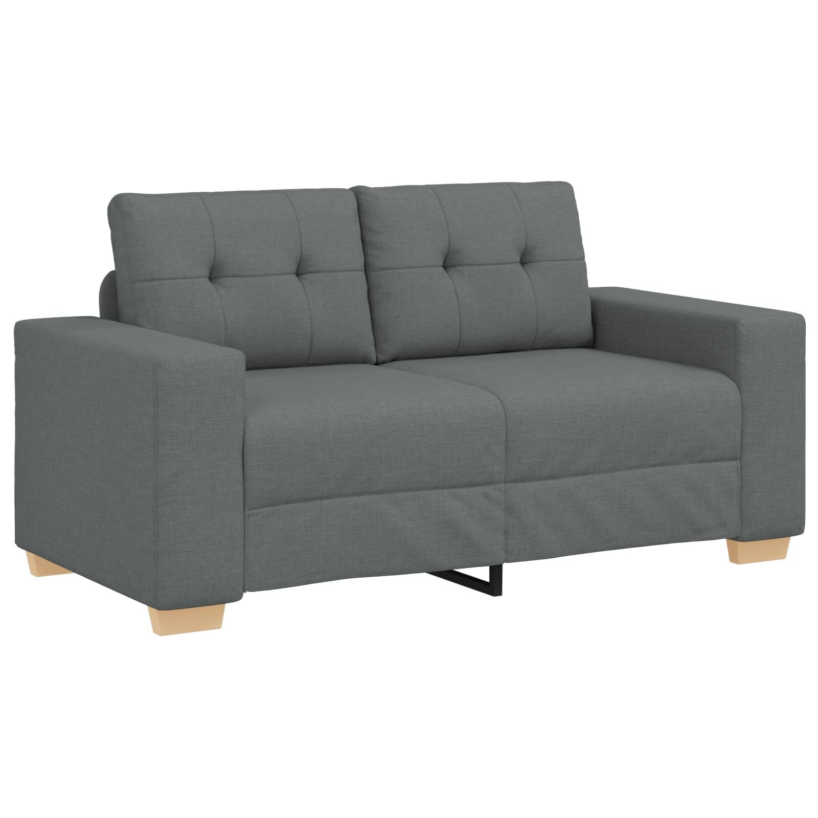 vidaXL Set de canapea cu pernă cu pernă 3 pcs Gri țesătură