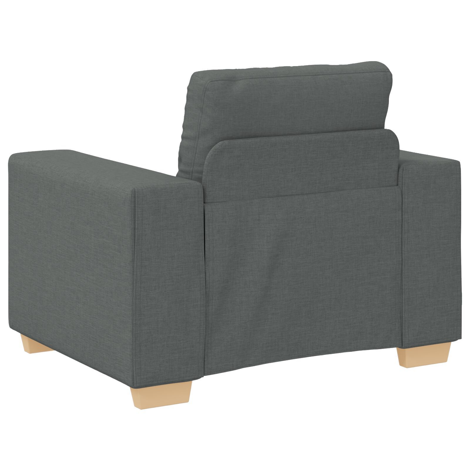 vidaXL Set de canapea cu pernă cu pernă 3 pcs Gri țesătură