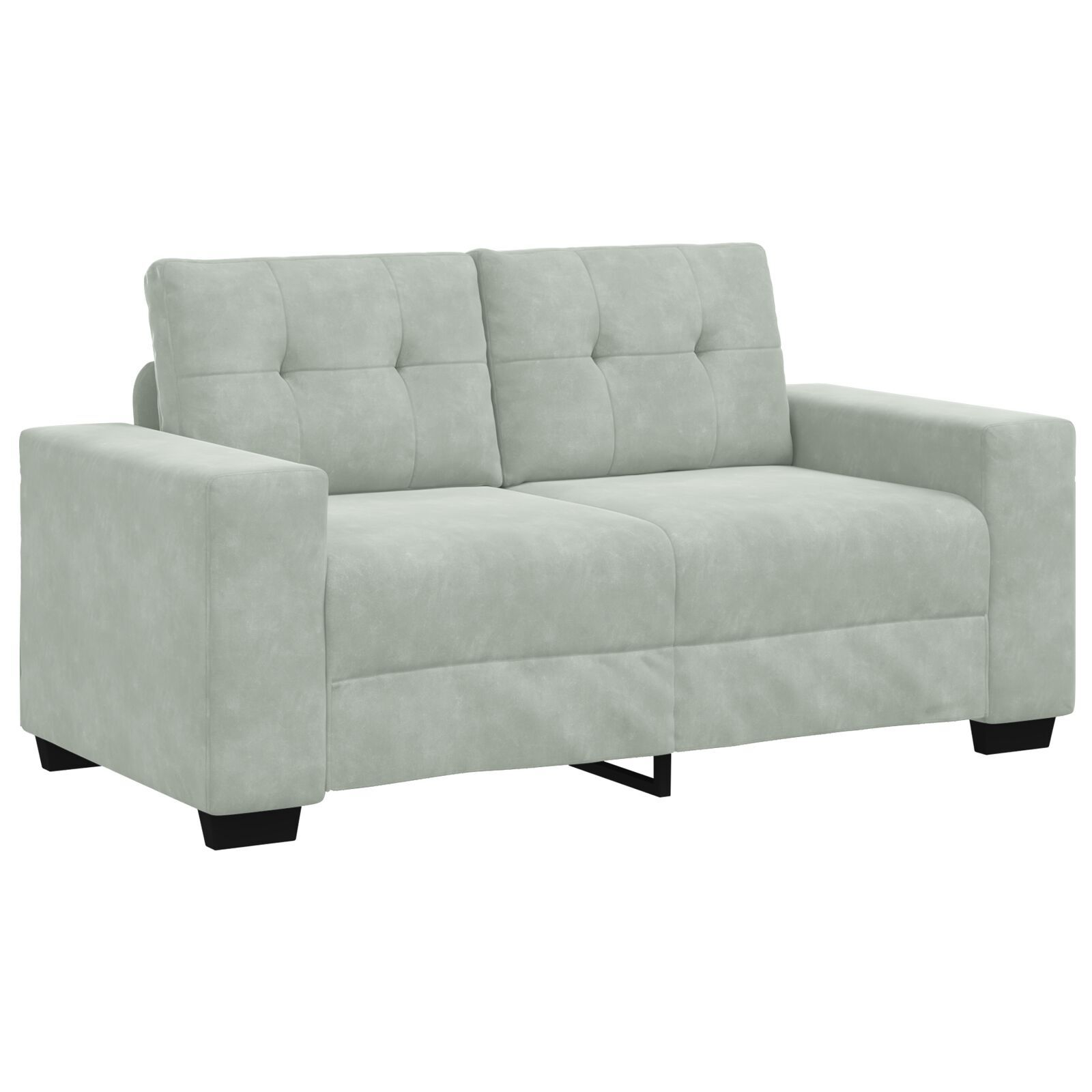 vidaXL Set de canapea cu pernă 3 pcs Gri 221 x 78 x 80 cm Catifea vidaXL Set de canapea cu pernă 3 pcs Gri 221 x 78 x 80 cm Catifea