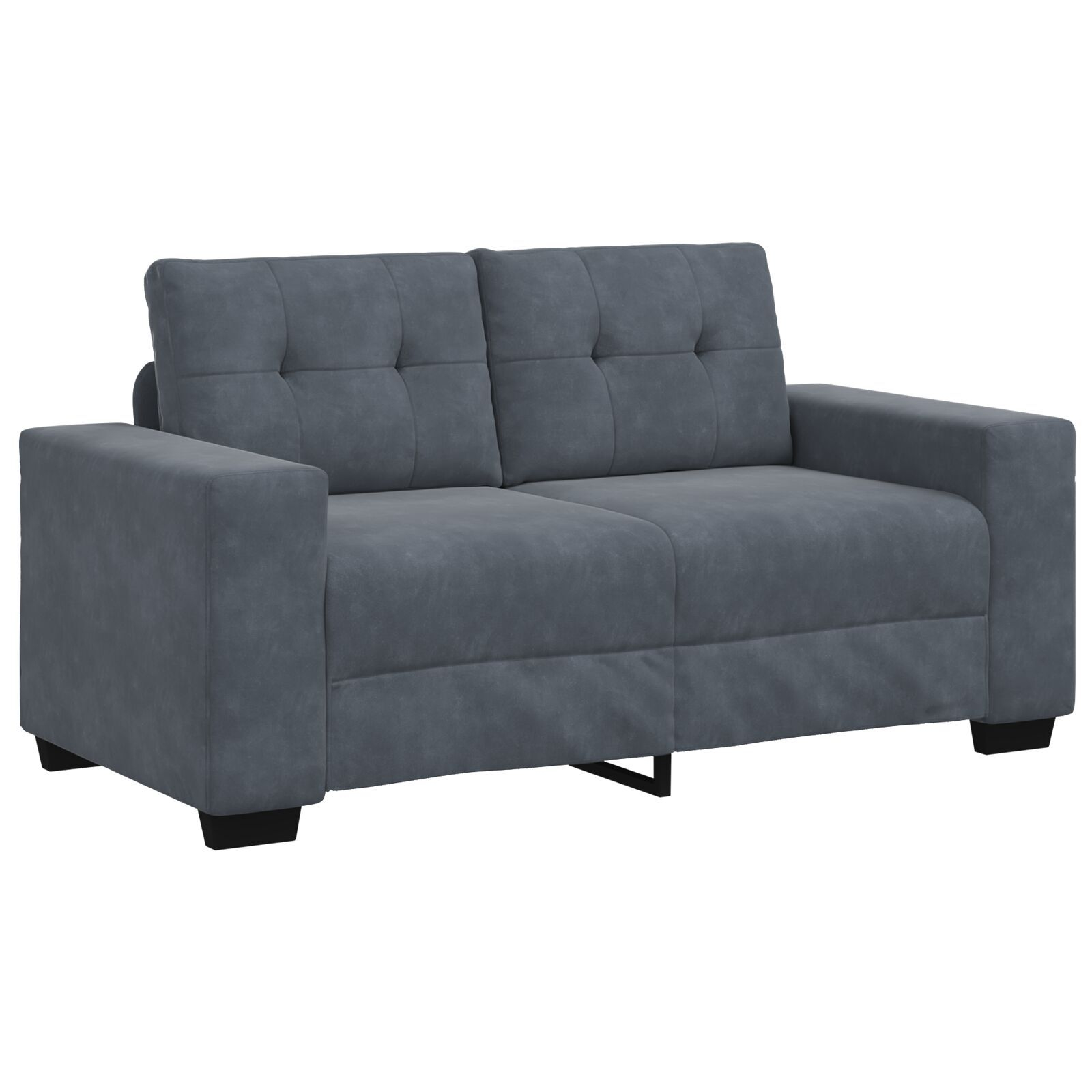 vidaXL Set de canapea cu pernă 3 pcs Gri 221 x 78 x 80 cm Catifea