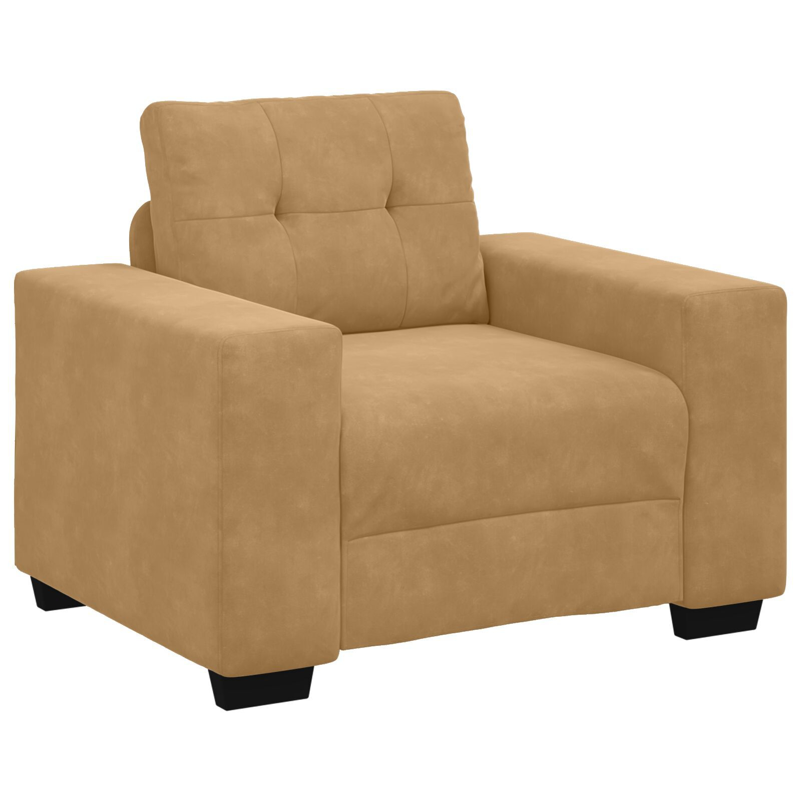 vidaXL Set de canapea cu pernă 3 pcs Maro 221 x 78 x 80 cm Catifea