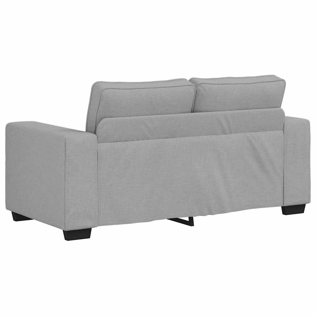 vidaXL Set de canapele cu perne, 3 piese, gri nor, textil