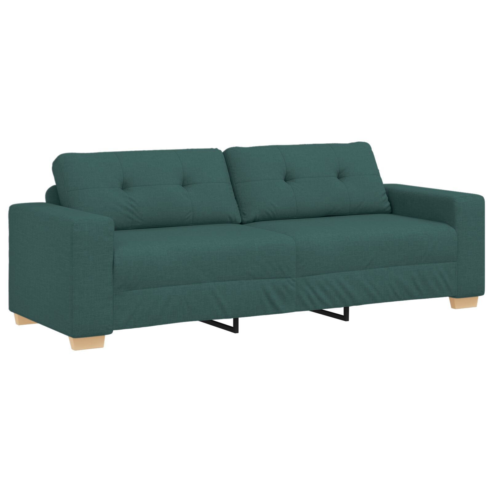 vidaXL Set de canapele de 2 piese cu perne Galben Țesătură vidaXL Set de canapele de 2 piese cu perne Galben Țesătură