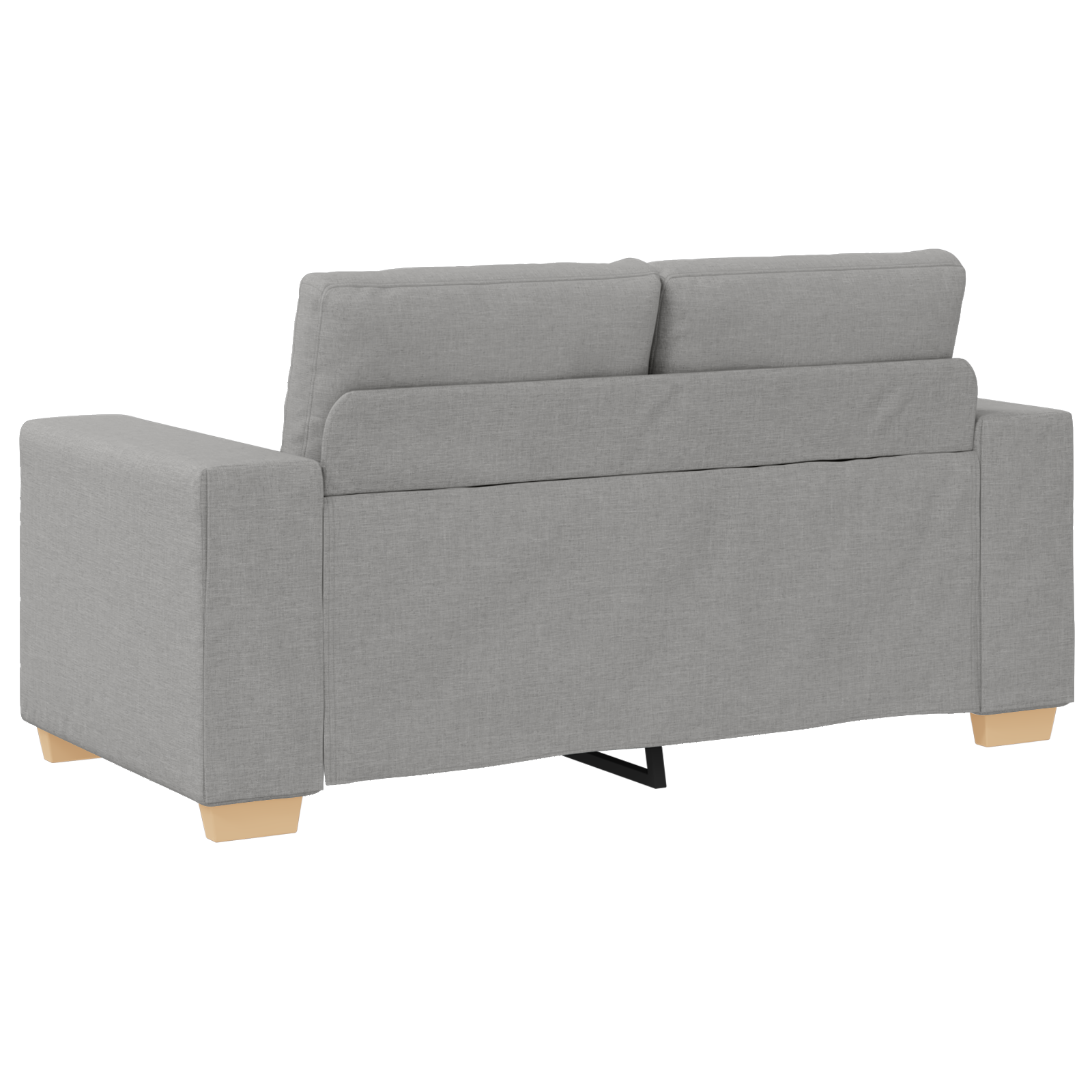 vidaXL Set de canapea cu pernă 2 pcs Gri 221 x 78 x 80 cm Țesătură vidaXL Set de canapea cu pernă 2 pcs Gri 221 x 78 x 80 cm Țesătură