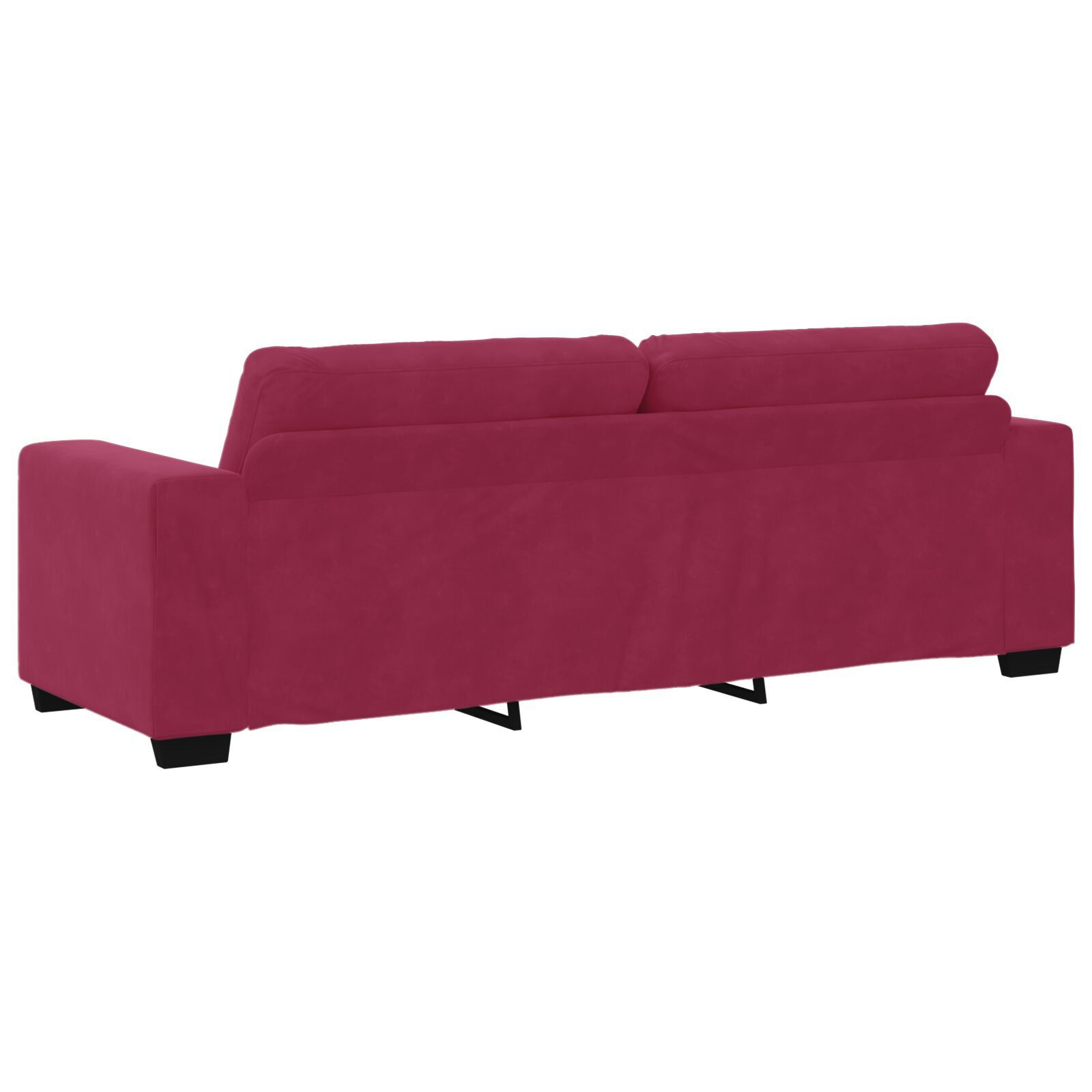 vidaXL Set de canapea 2 pcs bordo 221 x 78 x 80 cm Catifea vidaXL Set de canapea 2 pcs bordo 221 x 78 x 80 cm Catifea