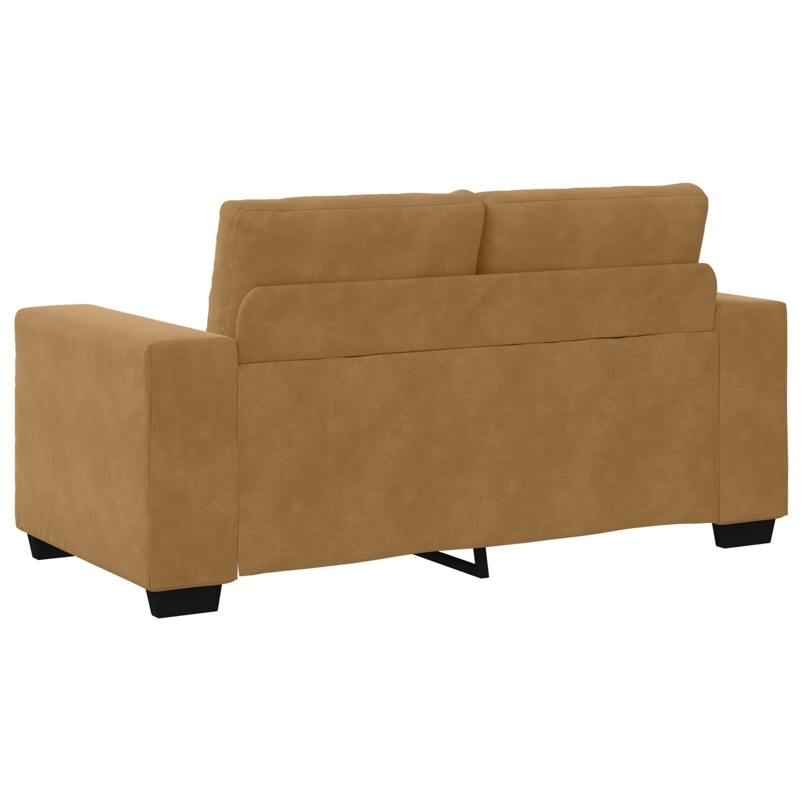 Set canapea vidaXL 2 piese cu perne din catifea maro Set canapea vidaXL 2 piese cu perne din catifea maro