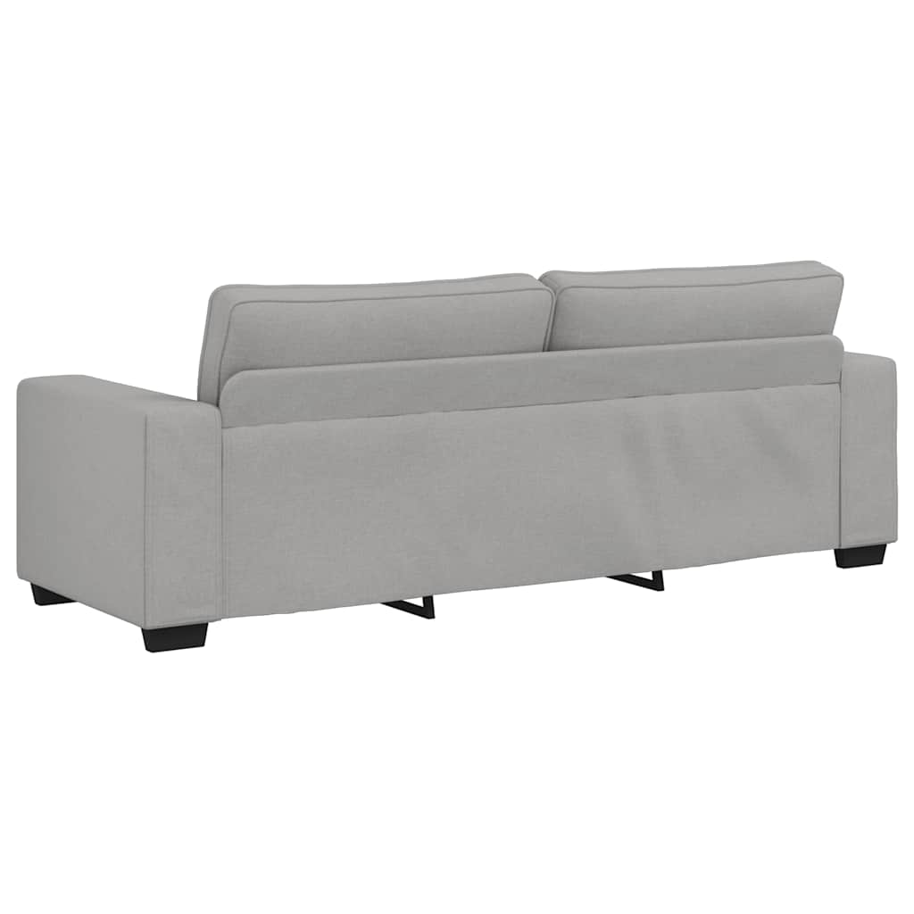 vidaXL Set de canapele cu perne, 2 piese, gri nor, textil
