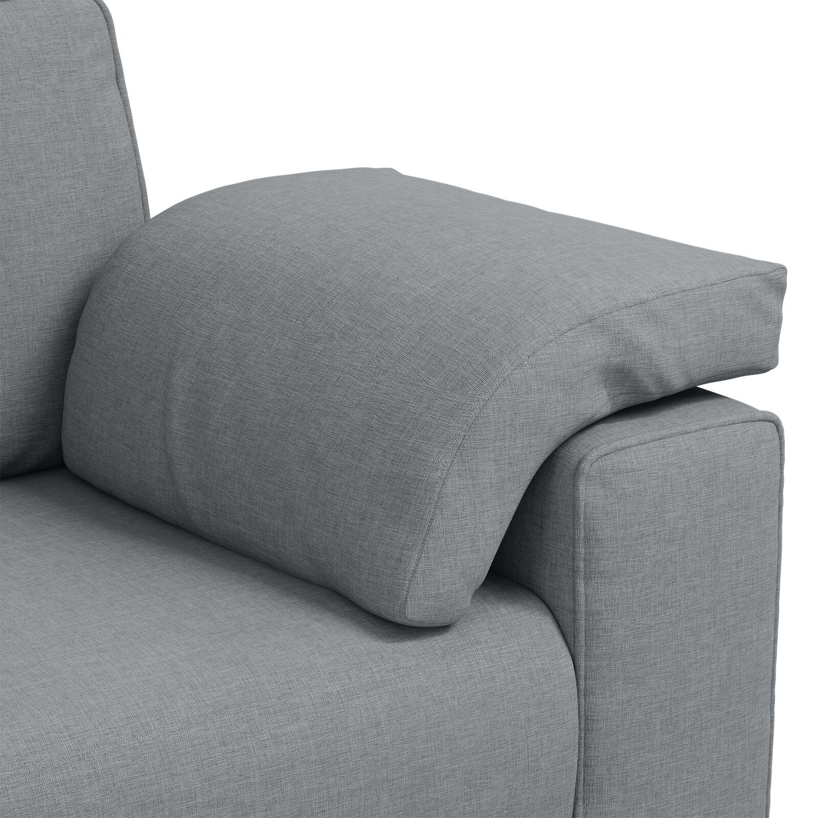 vidaXL Set de canapea 2 pcs Gri deschis 219 x 77 x 82 cm țesătură vidaXL Set de canapea 2 pcs Gri deschis 219 x 77 x 82 cm țesătură